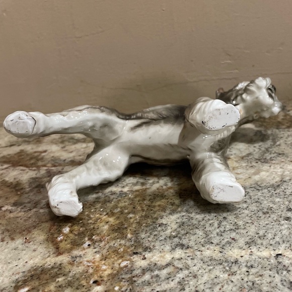 LEFTON Vintage Schnauzer Dog Puppy Porcelain Figure - Picture 6 of 8
